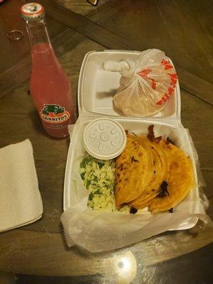 3 pack Quesabirra Tacos