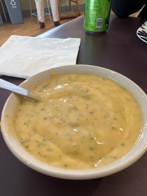 Brocolli cheddar soup