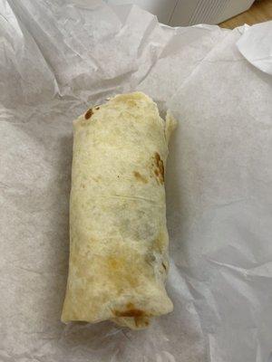 Breakfast Burrito with sausage