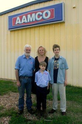 Owner Sean Hayden and his family