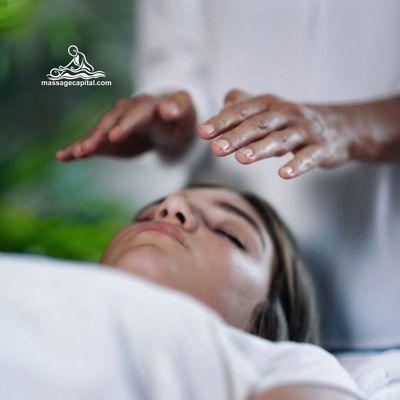 Practitioners of Reiki will place their hands on various parts of a person's body to transfer healing energy.⁠
⁠