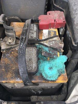 This is the crap the mechanic left me with after my oil change (read previous post)