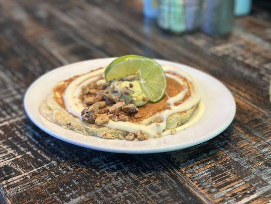 Key lime pancakes