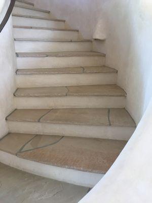 Flagstone stone floor clean,polish,high gloss seal,repair in Scottsdale Az. from Desert tile and grout restore. Free estimates 623-825-2885