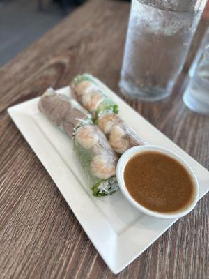 goi cuon, shrimp/pork spring rolls