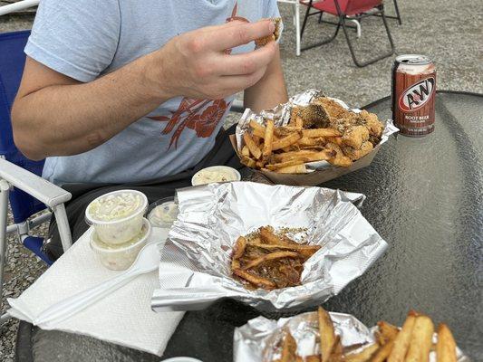 1/2 lb fish and chips