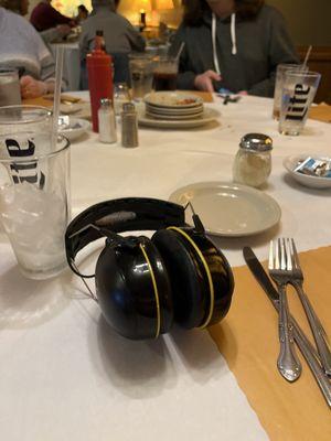 Drinks and my headphones from some store