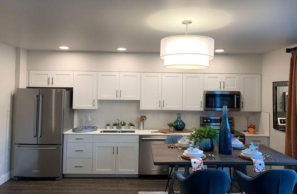 View of kitchen of nexus on 9th apartment interior