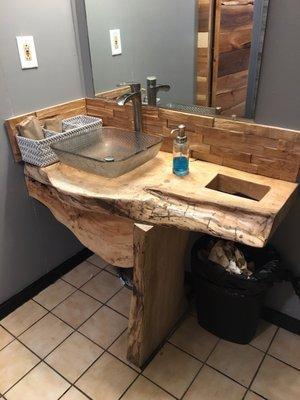 Really Unique restroom sink