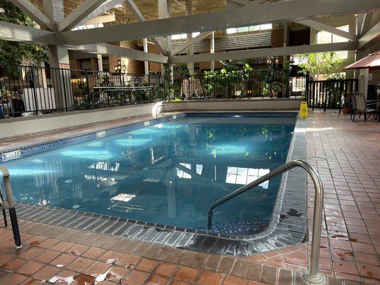 inside swimming pool