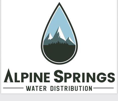 alpine springs water distribution logo