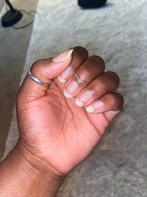 My natural nails with no polish, or edits