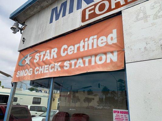 Sweet.. star certified smog check