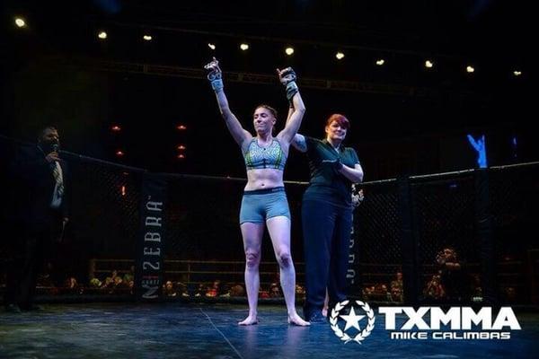 Dominique Gallagher-Gonzales continues to make a name for herself in Texas MMA.