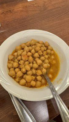 Garbanzo beans side