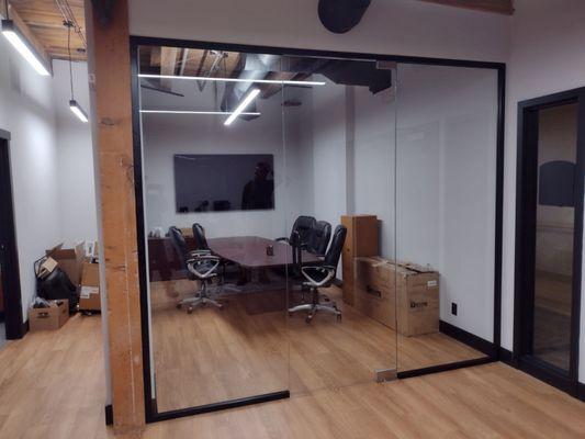 Elegant and trendy office walls or partitions