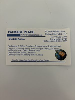 Package Place