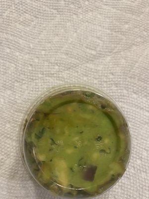 Top of side of Guacamole