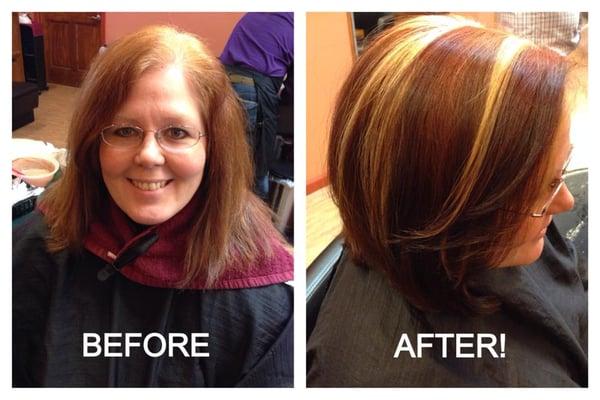 Fun transformation done by Amanda!