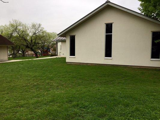 Back of chapel