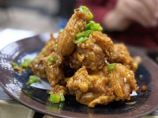 1/2 order of soy garlic fried chicken