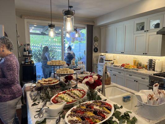 bridal Shower catering by Something Special Catering.