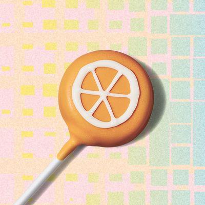 Orange Cream Cake Pop