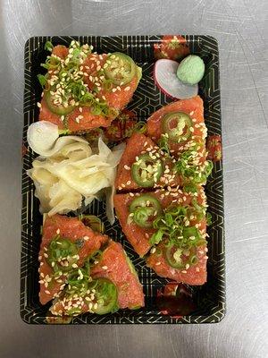 Spicy tuna crispy rice