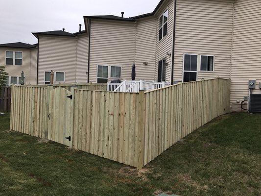 Board and Batten fence