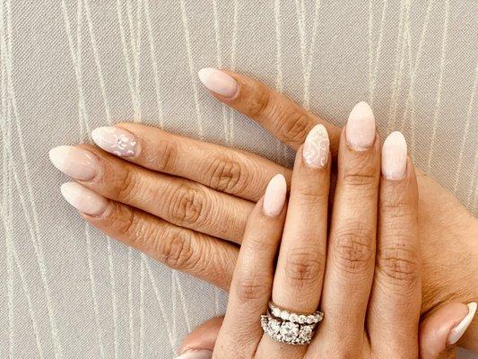 Bride's nails