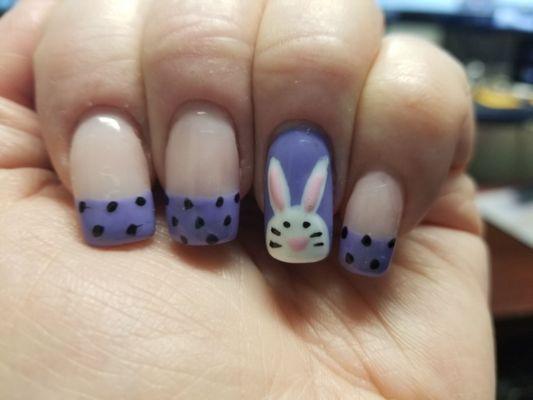 Catalina's Easter manicure