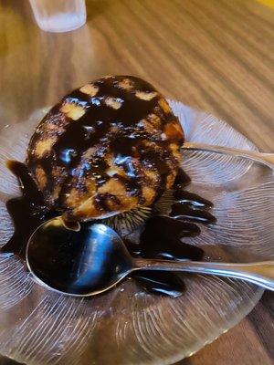 Deep fried ice cream