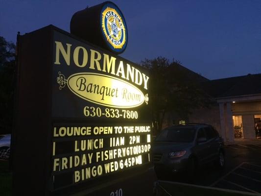 American Legion Elmhurst Sign