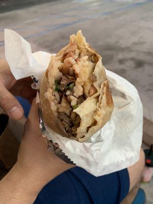 carne asada burrito ~$13