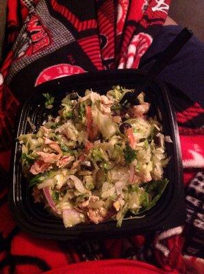 Chicken and bacon chopped salad