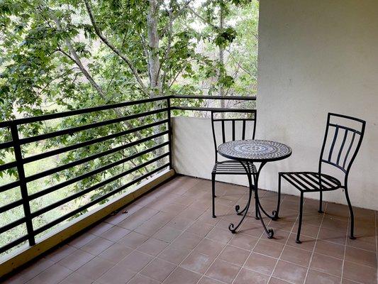 Patio with sitting area