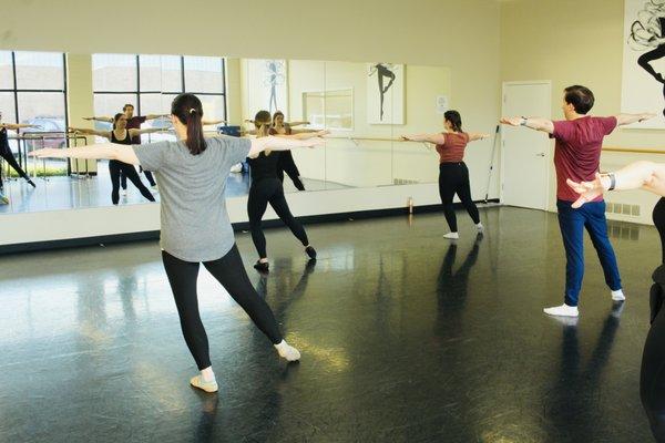 Beginner Jazz class at Rochester Location