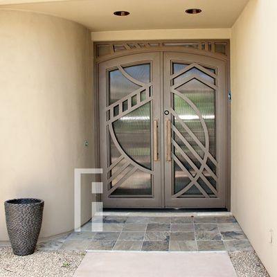 Iron Entry Door By First Impression Ironworks