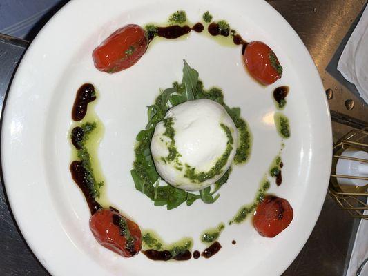 Burrata with Baked Cherry Tomato