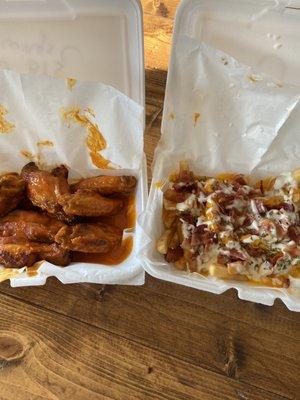 Wings and First Round Fries- this place serves the best wings in Watertown