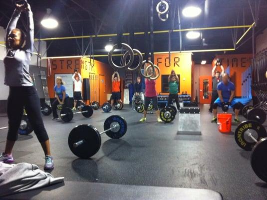 Workout class at Iron Tribe Fitness Huntsville