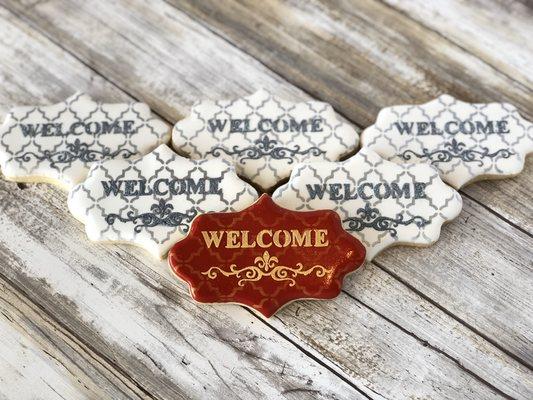 How to say Welcome.... to anything with a cookie.