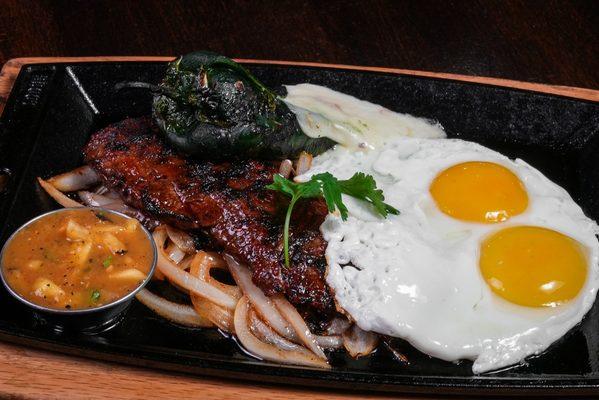 Adobo Steak and Eggs (Brunch Only)