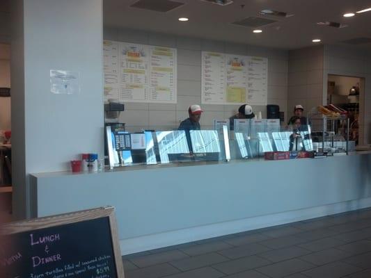 Counter inside the Tellepsen YMCA