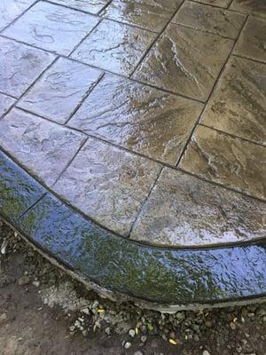 Slate tile pattern