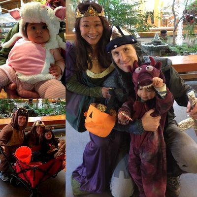 Trick  or treat  through down town tahoe city