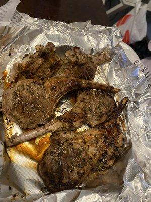 10/26/2022 - Wednesday special - $3/each grilled lamb chops! (extra $0.50 per chop for carry out)  Wow! Chef's kiss! These are perfect!