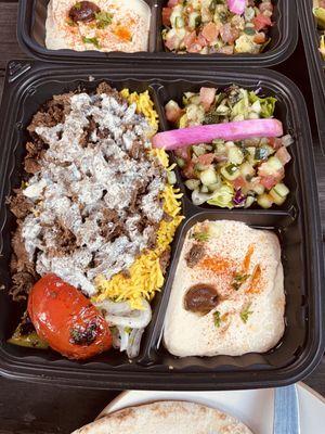 Lamb Shawarma Rice Plate