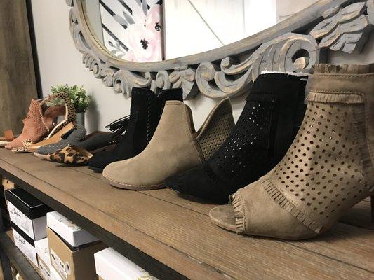 Adorable booties are In. Check them out today!