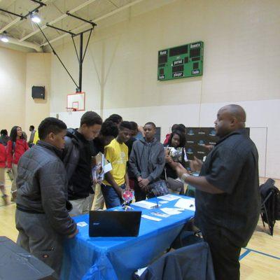 Teens participate in the 2016 College Life Fair.